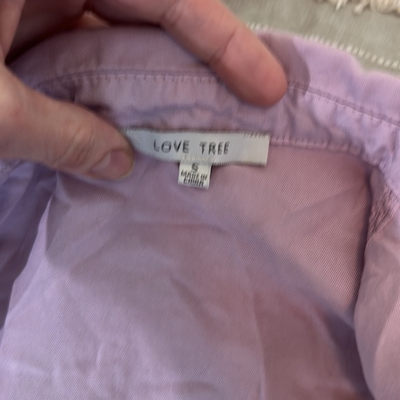 Love Tree Pale Purple Cinched Waist Dress - Picture 5 of 5